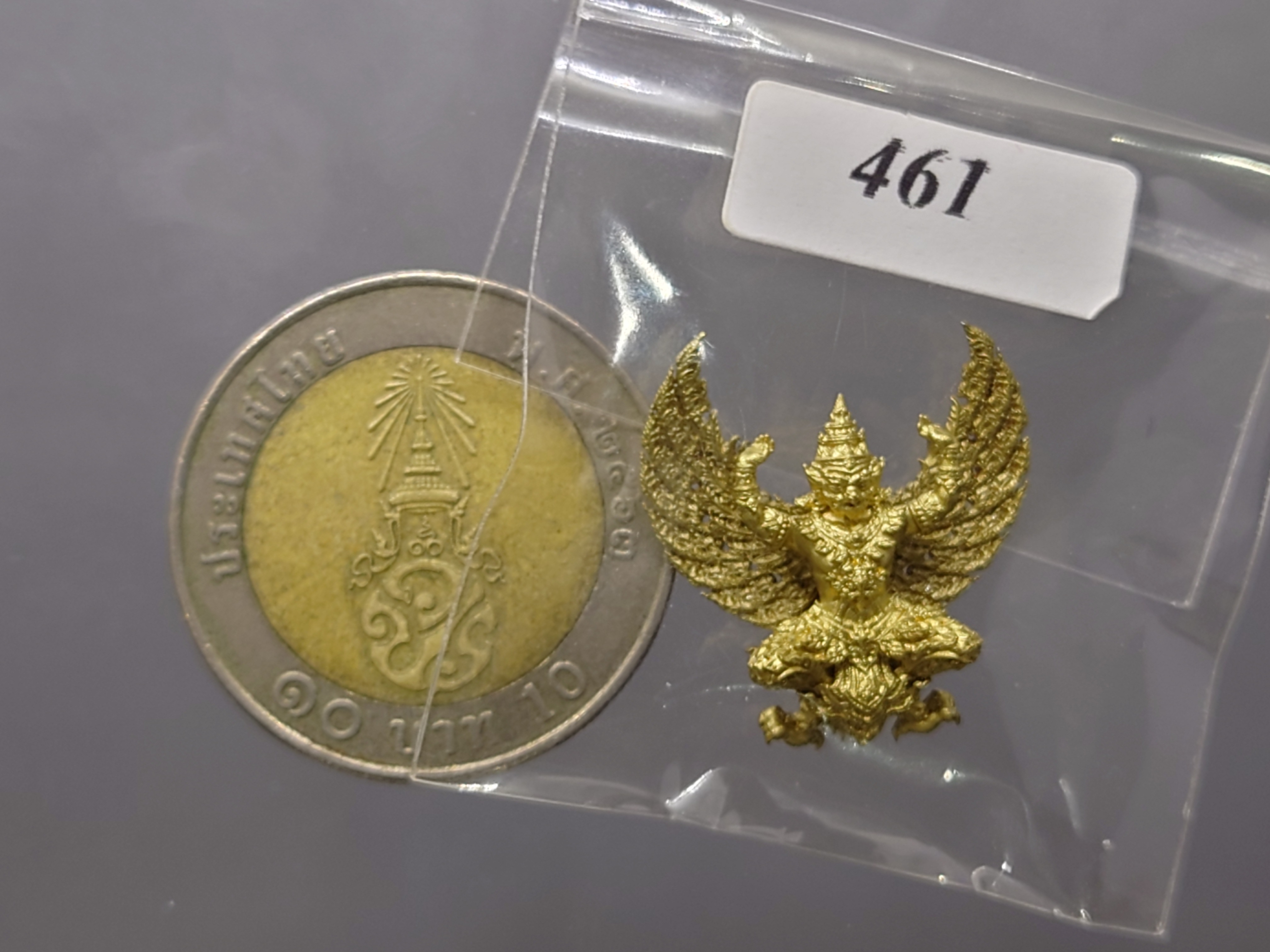 พญาครุฑ เจริญยศ เสริมบารมี ลาภผลพูนทวี ครบ 100 ปีแห่งการสถาปนา กองบิน 5 หลวงพ่อวราห์ วัดโพธิทอง ปี 2565 พร้อมกล่องเดิม