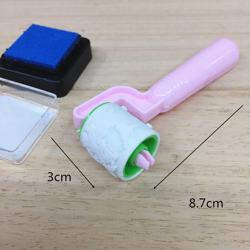 MUISUNGSHOP ลูกกลิ้งลายการ์ตูน ลูกกลิ้งสแตมป์ สำหรับเด็ก ของเล่นเด็กเสริมพัฒนาการ