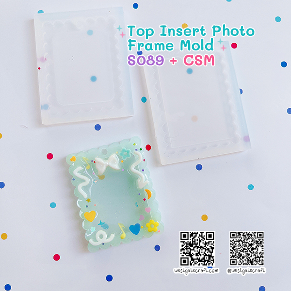 แม่พิมพ์ซิลิโคน SHAKE S087-S092 Set Mold / Top Insert Photo Frame Mold + CSM