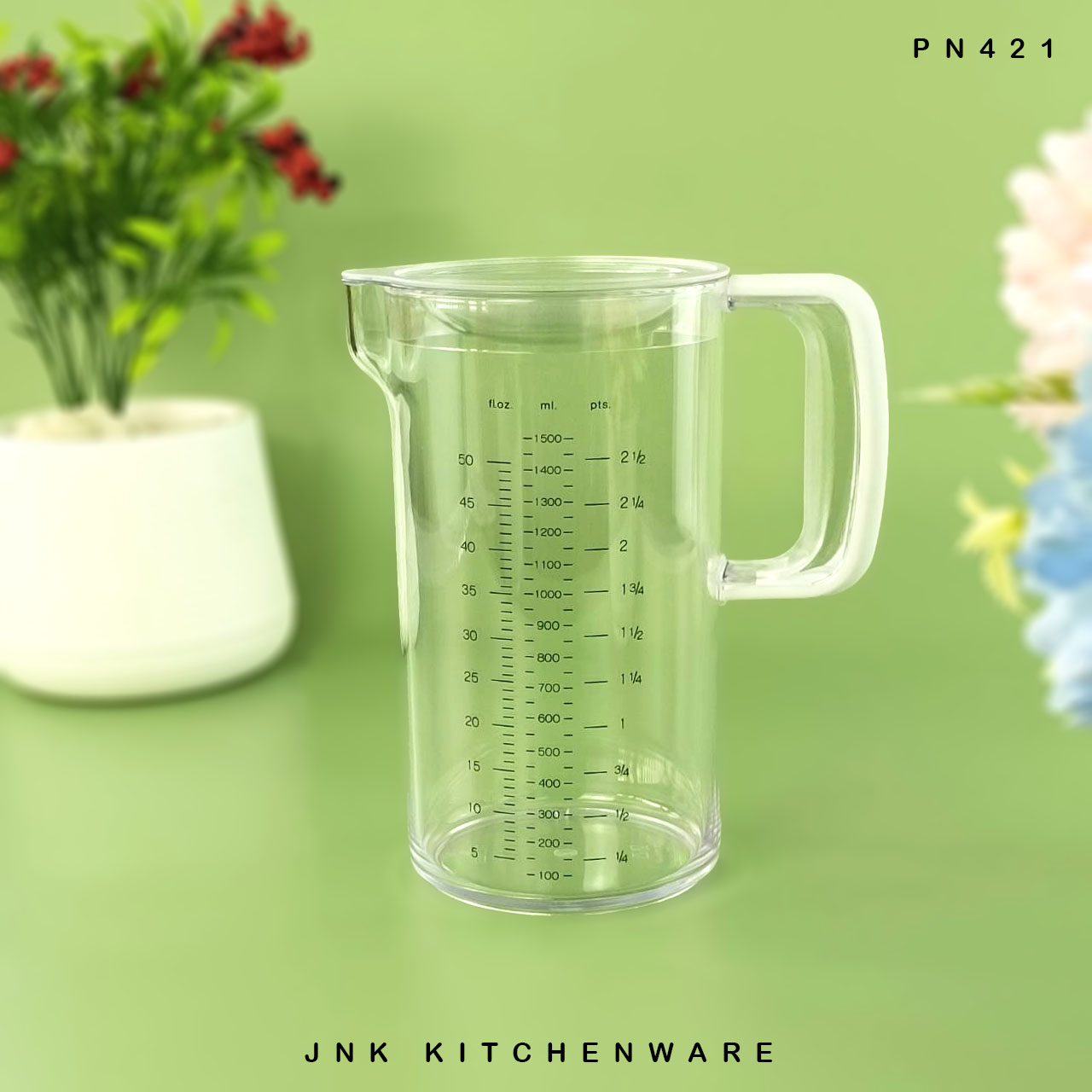 เหยือกน้ำพลาสติกมีสเกล PN421 ความจุ 1950 ml