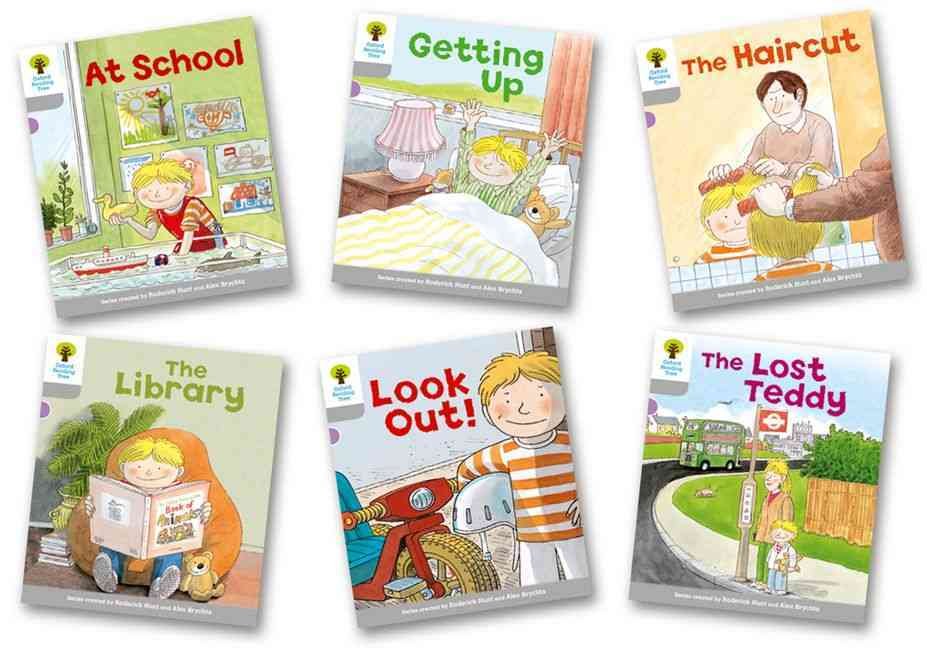 OXFORD UNIVERSITY PRESS Oxford Reading Children's Books : Oxford Reading Tree: Level 1: Wordless Stories B: Pack of 6 (ของแท้ Original)