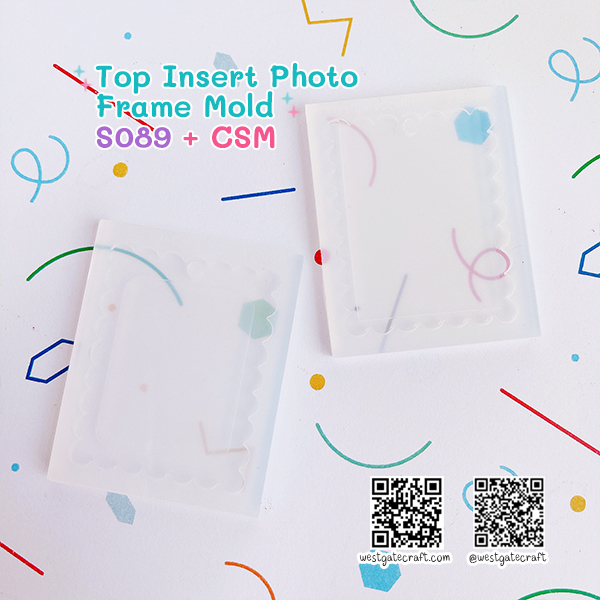 แม่พิมพ์ซิลิโคน SHAKE S089 Top Insert Photo Frame Mold + CSM