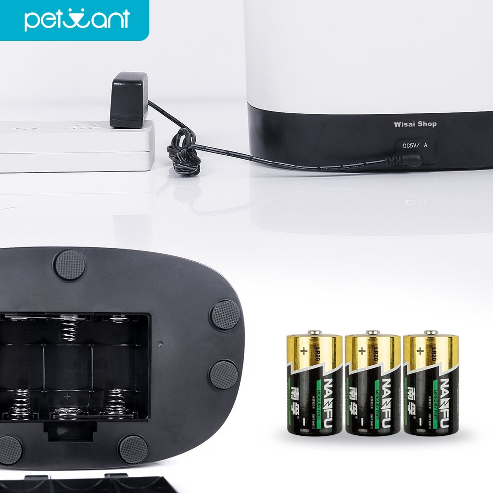 Petwant เครื่องให้อาหารแมวและสุนัข อัตโนมัติ Automatic Pet Feeder รุ่น PF-103 สามารถควบคุมการทำงานผ่าน APP และดูวีดีโอ Real Time ได้ พร้อมรับประกัน 3 เดือน