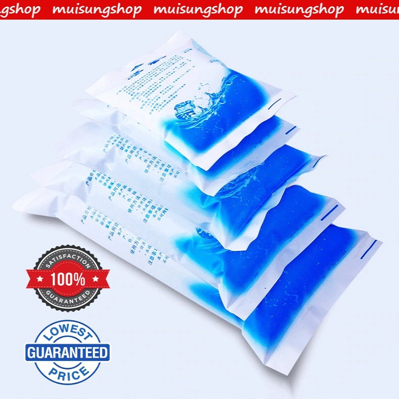 MUISUNGSHOP ถุงเก็บความเย็นแบบใส่น้ำ ice pack ice gel ไอซ์แพค เจลเย็น น้ำแข็ง เจลเก็บความเย็น Ice gel