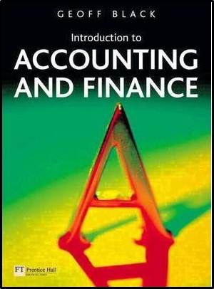 Introduction to Accounting and Finance ISBN 9780273688709