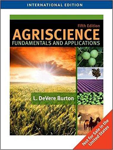 Agriscience Fundamentals and Applications, 5th edition (IS SE) ISBN 9781439055694