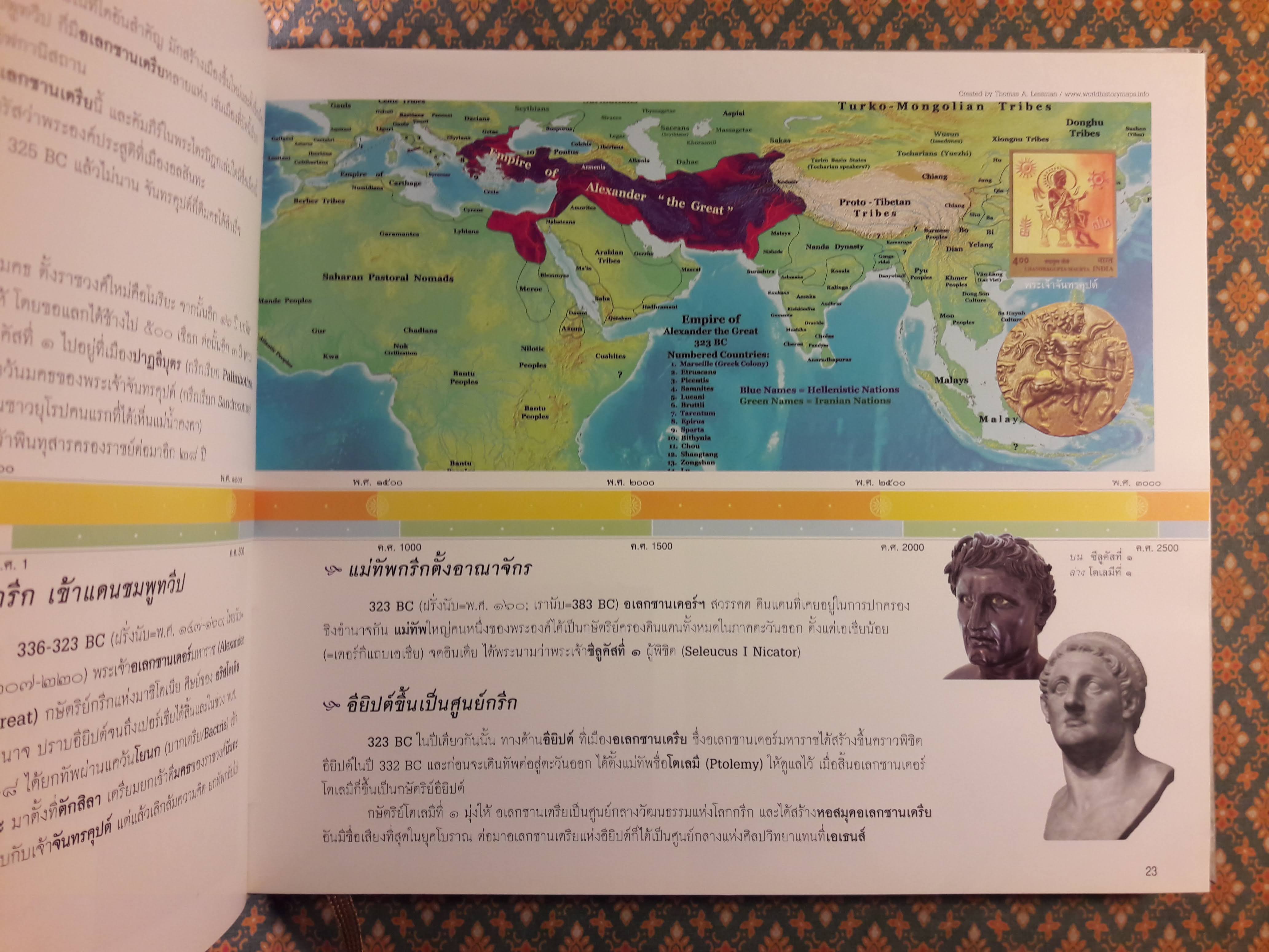 กาลานุกรม พระพุทธศาสนาในอารยธรรมโลก