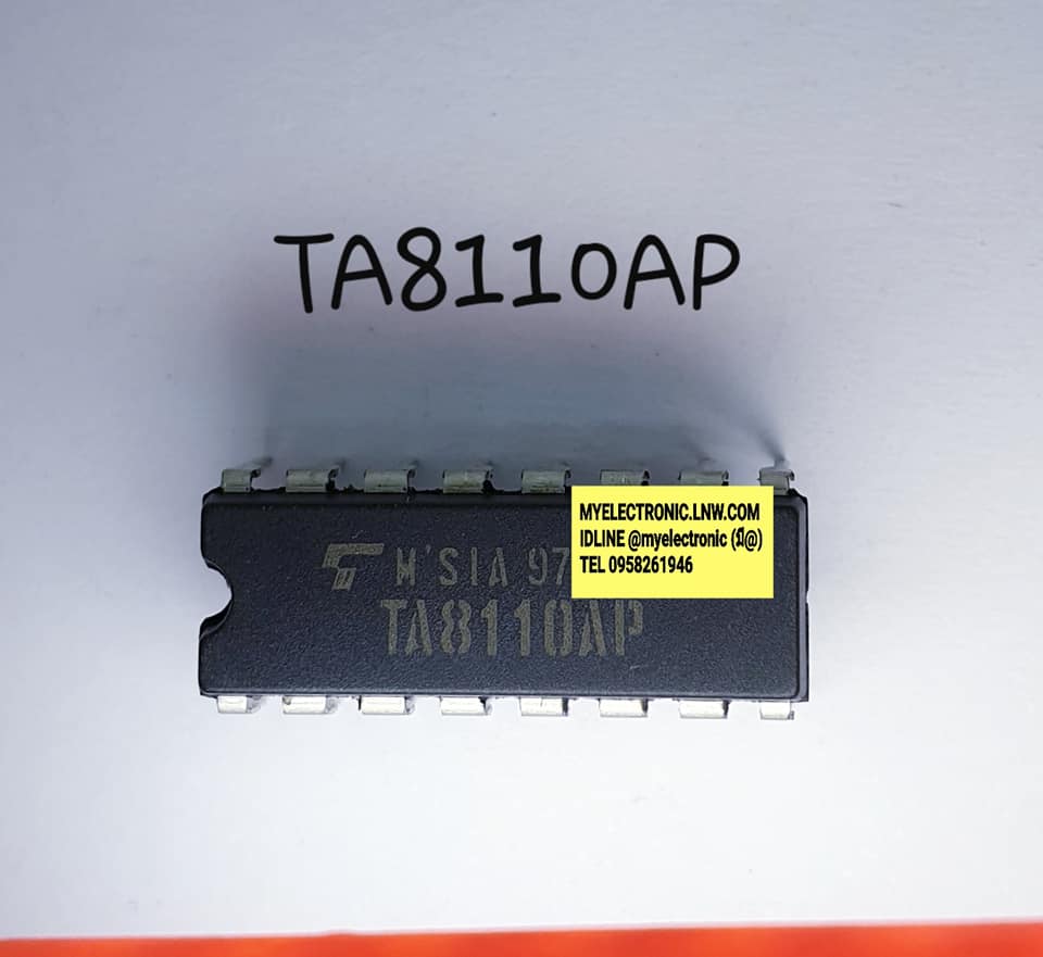 TA8110APยี่ห้อTตัวถังDIP16ขาราคาตัวละบาท