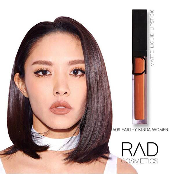 RAD liquid lipstick ทั้งแบบ เมทัลลิค และ แมท ของชาใช้ส่วนผสมเกรดดีที่สุดจาก เนื้อลิปดีมาก