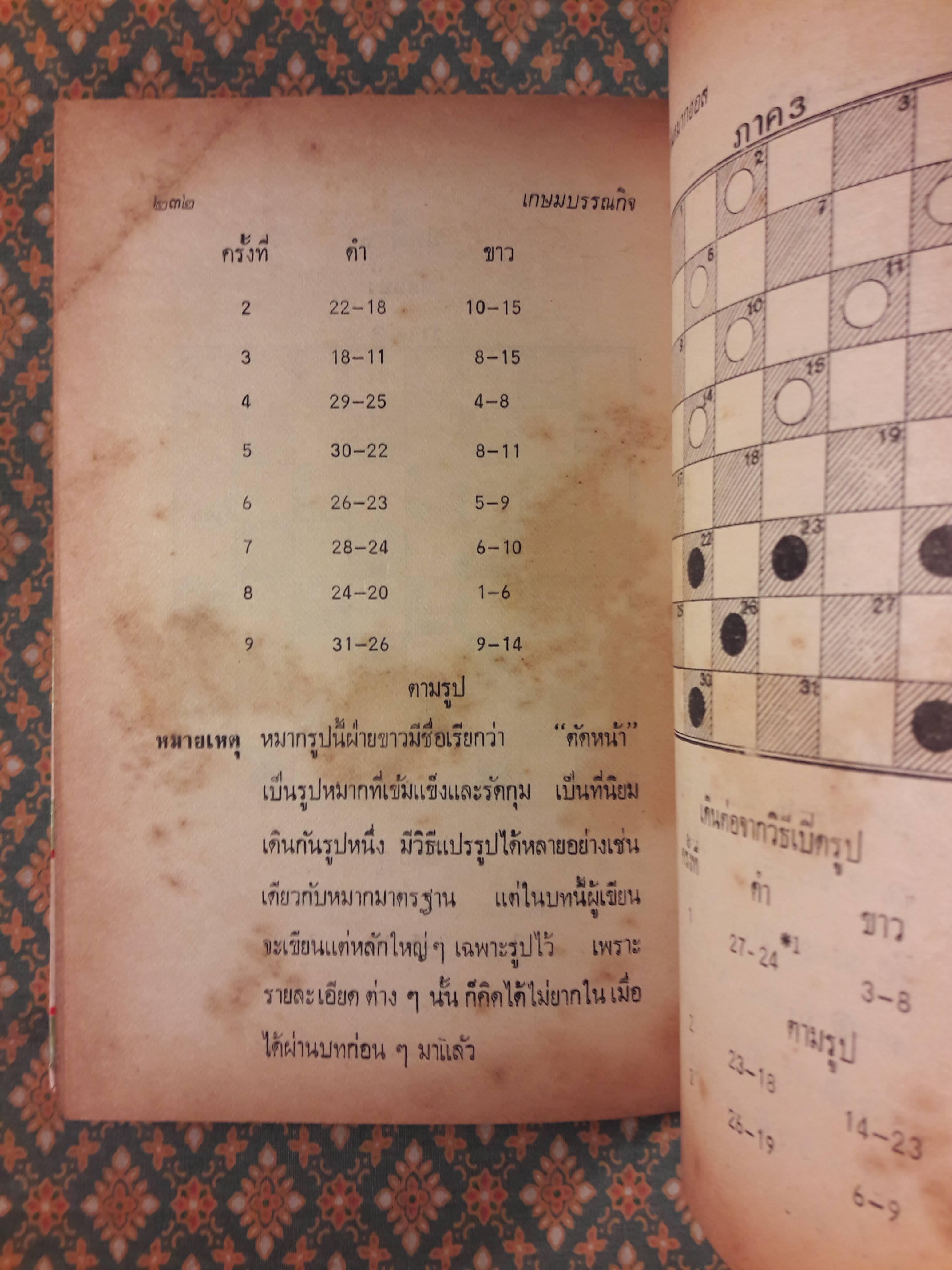 แนวการเดินหมากฮอส