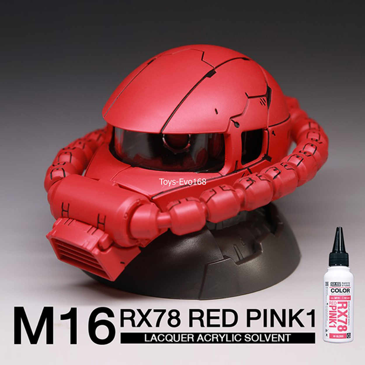 No. M16 RX78 Red Pink1
