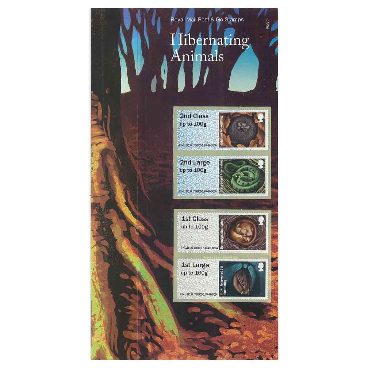 UK Stamp, 2016 Hibernating Animals