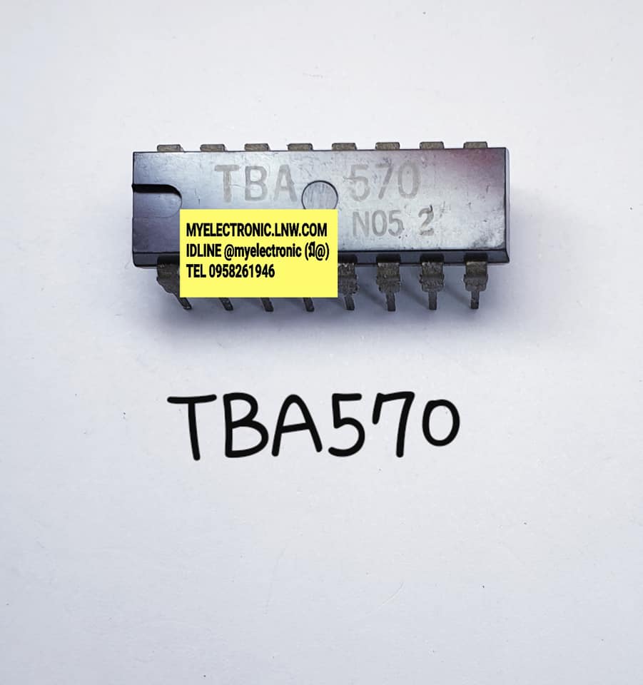 ขาย TBA570 ยี่ห้อ ตัวถัง DIP16ขา ไอซี IC ราคา ตัวละ . . . . หน่วย บาท