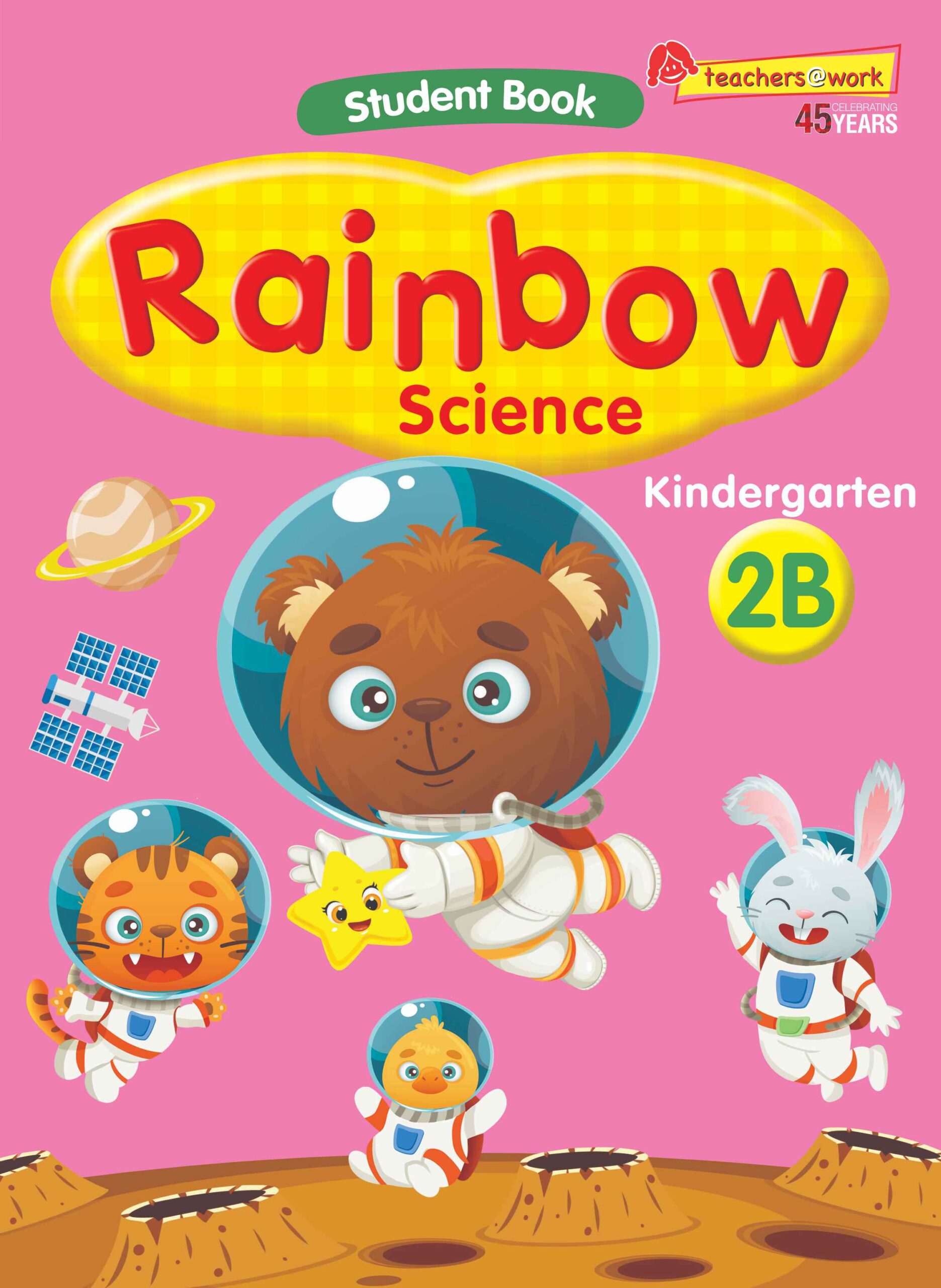แบบเรียนวิทยาศาสตร์ภาษาอังกฤษระดับอนุบาล Rainbow Science Lesson Book K2B NEW