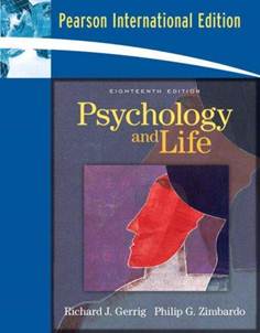 Psychology and Life ISBN 9780205519989