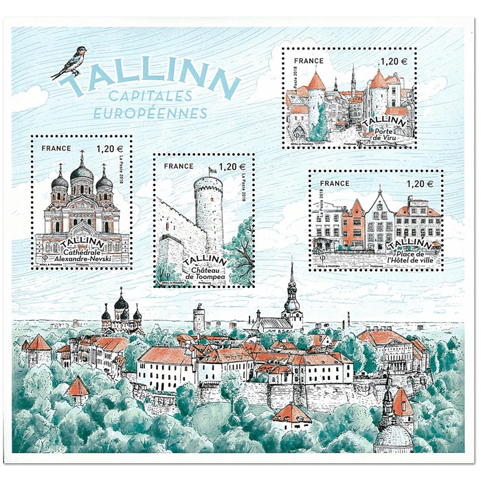 France Stamp, 2018 Capital Europe -n Talli S/S