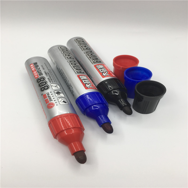 MUISUNGSHOP ปากกาเขียนทุกพื้นผิว จัมโบ้ ด้ามใหญ่ (Permanant Broad Marker) แบบเติมหมึกได้