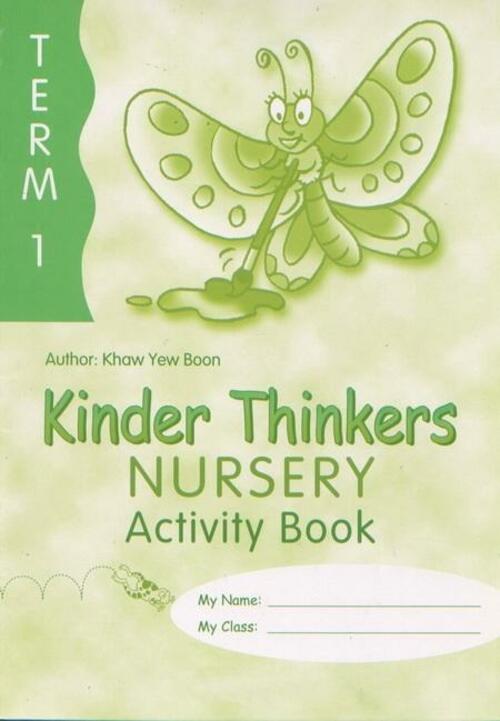 แบบฝึกหัดวิชาคณิตศาสตร์ภาษาอังกฤษอนุบาล 1 Kinder Thinkers Nursery Term 1 Activity Book