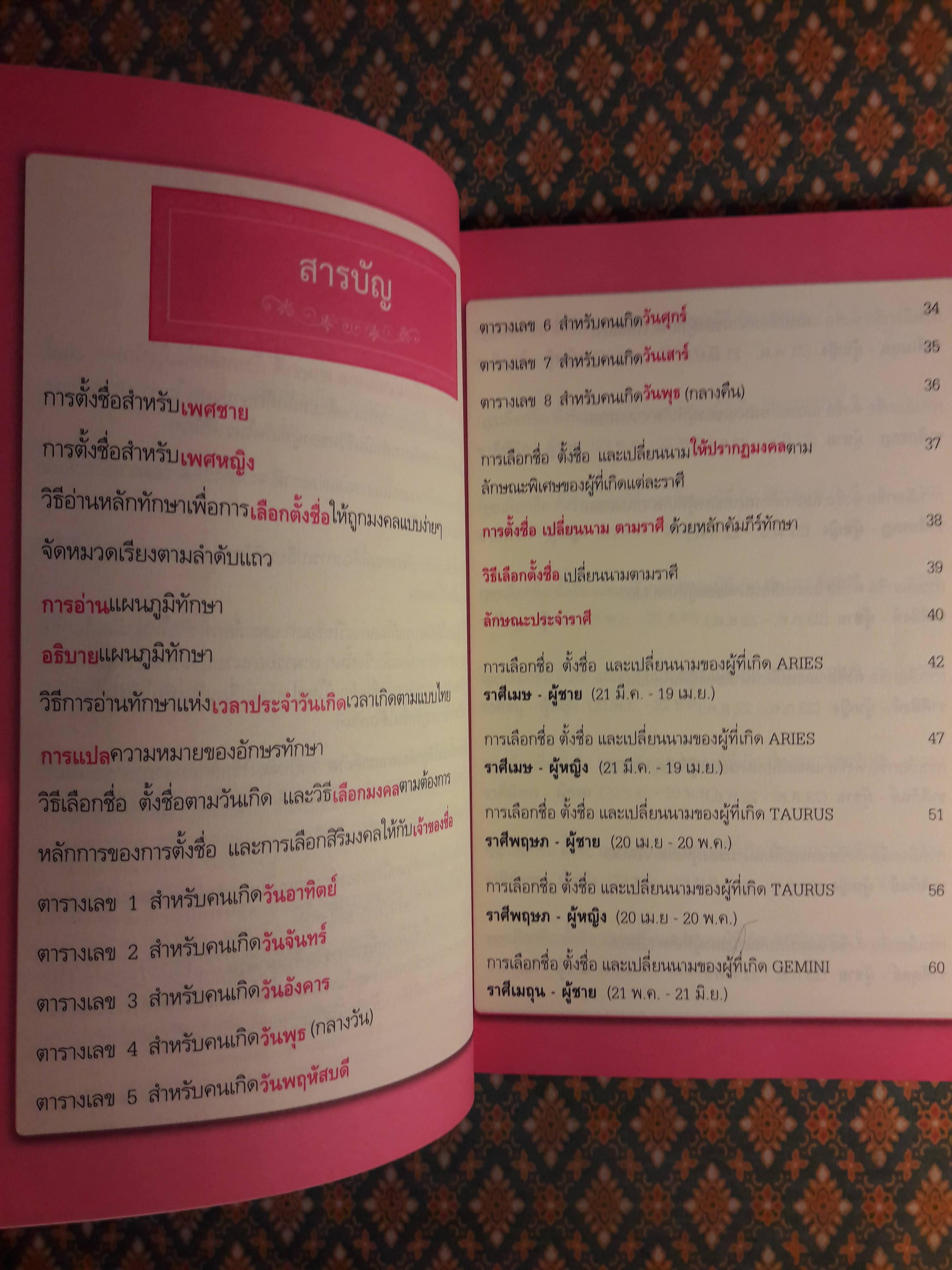 คู่มือตั้งชื่อลูกเปลี่ยนนามมงคลตามราศีด้วยหลักคัมภีร์ทักษาอักษร ฉบับสมบูรณ์