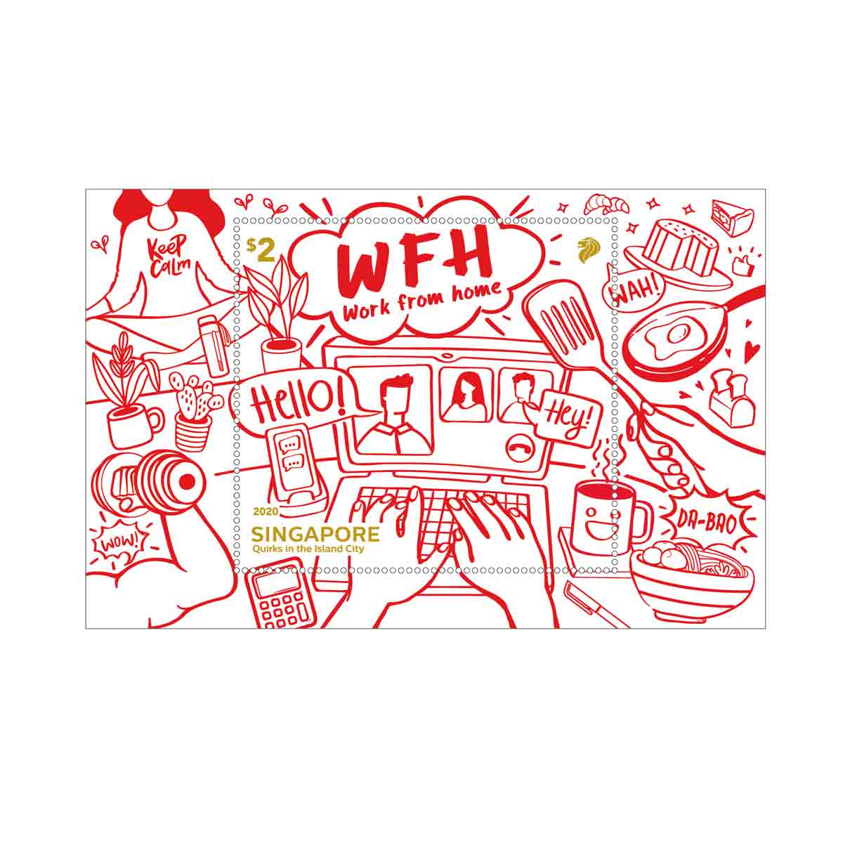 Singapore Stamp, 2020 Quirks in the Island City S/S
