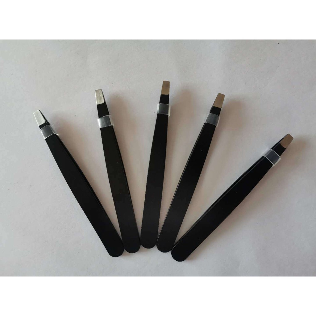 MUISUNGSHOP แหนบ tweezer รุ่นหนา เกรดพรีเมี่ยม อย่างดี เหล็กหนา ที่ถอนขนคิ้ว ที่ถอนขน
