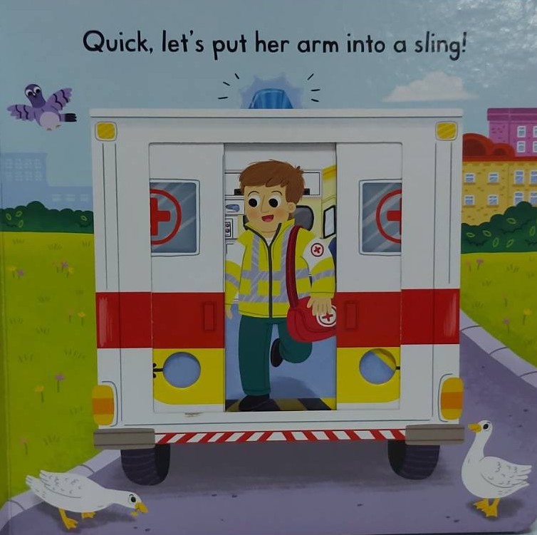 Push Pull Slide Board Book หนังสือภาษาอังกฤษสำหรับเด็ก ของสำนักพิมพ์ Campbell ชุด Busy