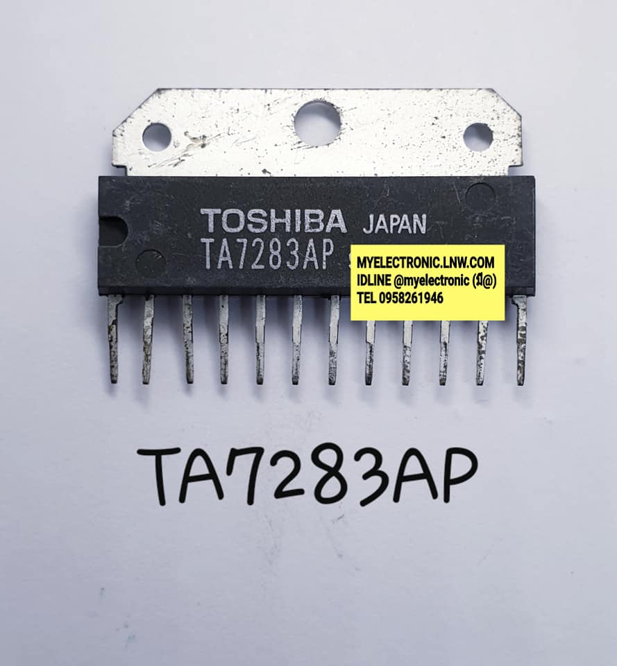 TA7283APยี่ห้อTOSHIBAตัวถังSIL12ขาราคาตัวละบาท