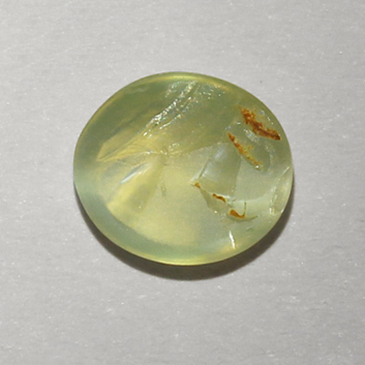 **ขายแล้ว**คริสโซเบริลตาแมวหรือไพฑูรย์ (Cat's eye Chrysoberyl) 1.25 กะรัต จากอินเดีย