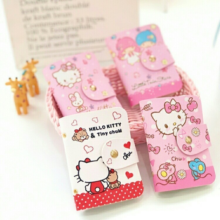 MUISUNGSHOP กระเป๋าใส่บัตรลายการ์ตูน กระเป๋าใส่บัตร 20 ช่อง กระเป๋านามบัตร กระเป๋าใส่บัตรเครดิต