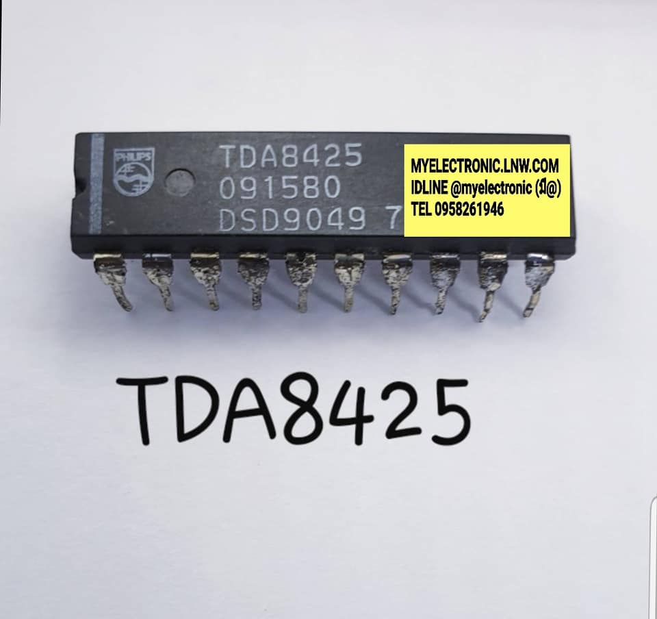 ขาย TDA8425 ยี่ห้อPHILIPS ตัวถังDIP20ขา ราคาตัวละ บาท