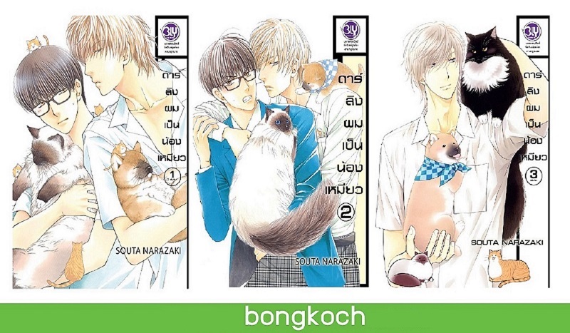 ชื่อหนังสือการ์ตูน BLY เรื่อง ดาร์ลิงผมเป็นน้องเหมียว เล่ม 1-3 (จบ) ประเภท การ์ตูน ญี่ปุ่น บงกช Bongkoch