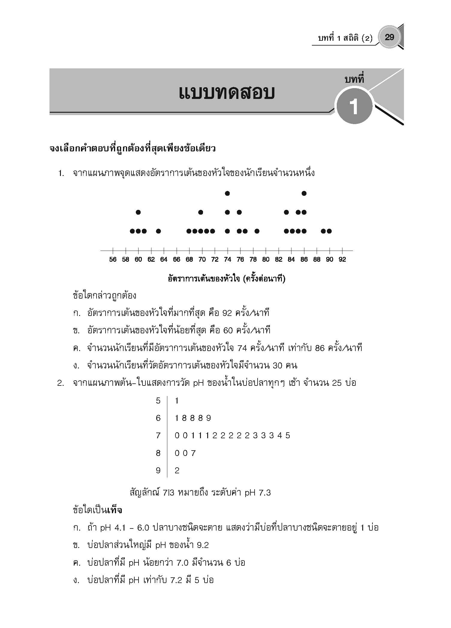 แบบประเมินผลตามตัวชี้วัด รายวิชาพื้นฐาน คณิตศาสตร์ ม.2 เล่ม 2