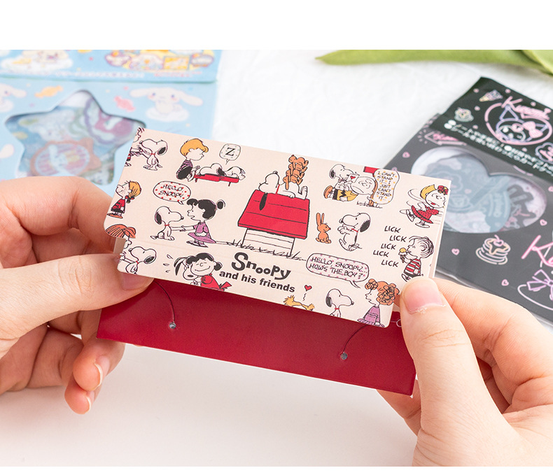 MUISUNGSHOP Stickers Sanrio Characters DIY Diary Journal Decorative Cuteสติกเกอร์ PVC ลายการ์ตูนสัตว์น่ารัก สำหรับตกแต่งไดอารี่