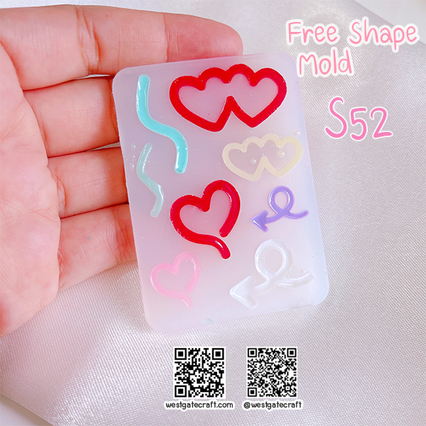 แม่พิมพ์ซิลิโคน S52 Free Shape Mold