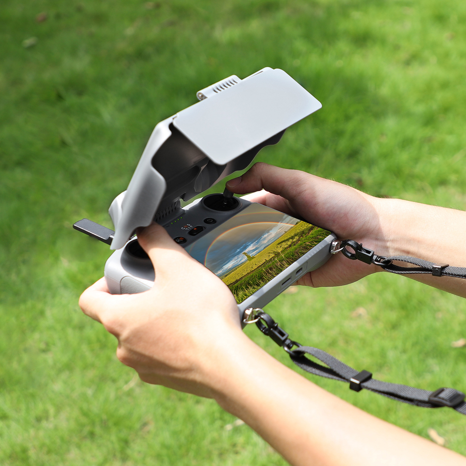 SUNNYLIFE ฝาครอบป้องกัน 2 in 1 รีโมท RC Smart Control สำหรับ DJI MINI 4 PRO / AIR 3