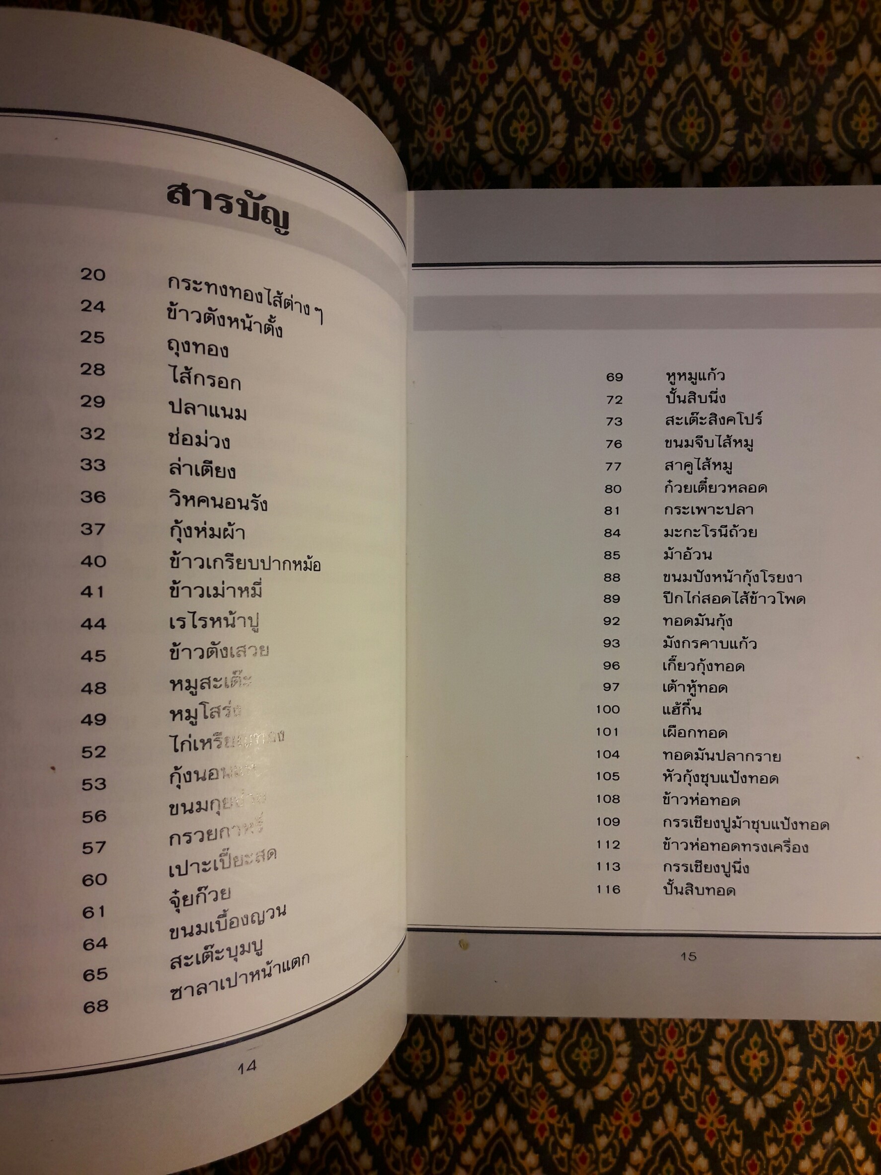 ชุดคู่มือประจำครัว อาหารว่างและเครื่องดื่ม