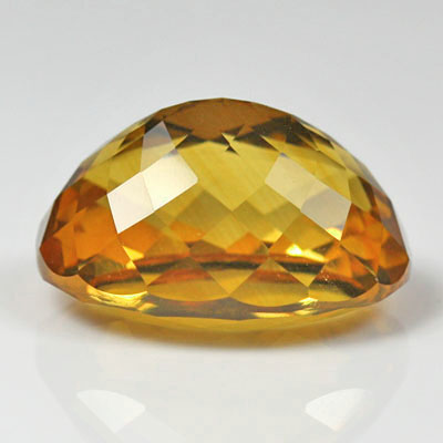 **ขายแล้ว**ซิทริน (Citrine) 12.93 กะรัต สีสวย รูปร่างดี ไฟดี เม็ดโต