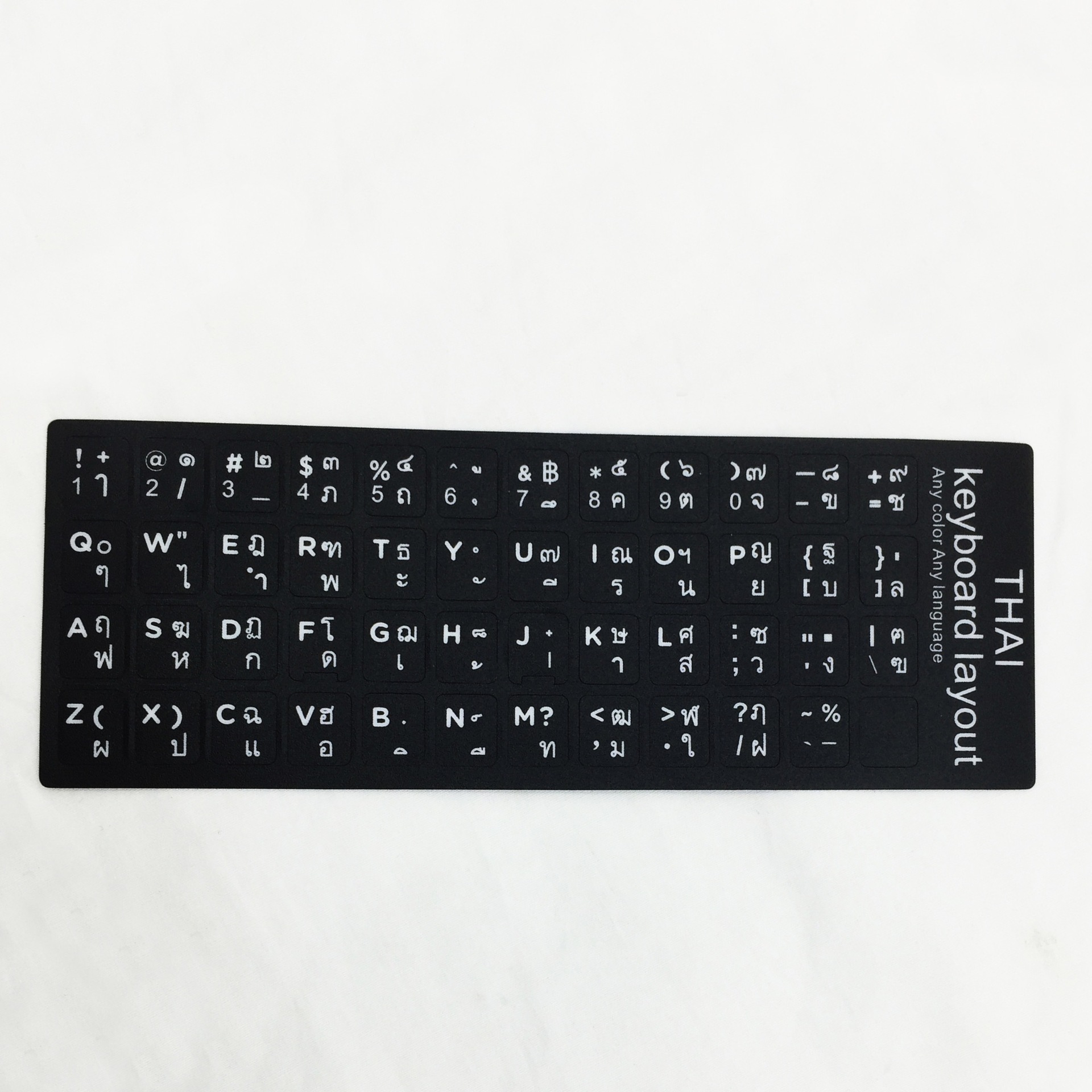 MUISUNGSHOP Thai Keyboard Sticker สติกเกอร์คีย์บอร์ดภาษาไทย สติกเกอร์แป้นพิมพ์