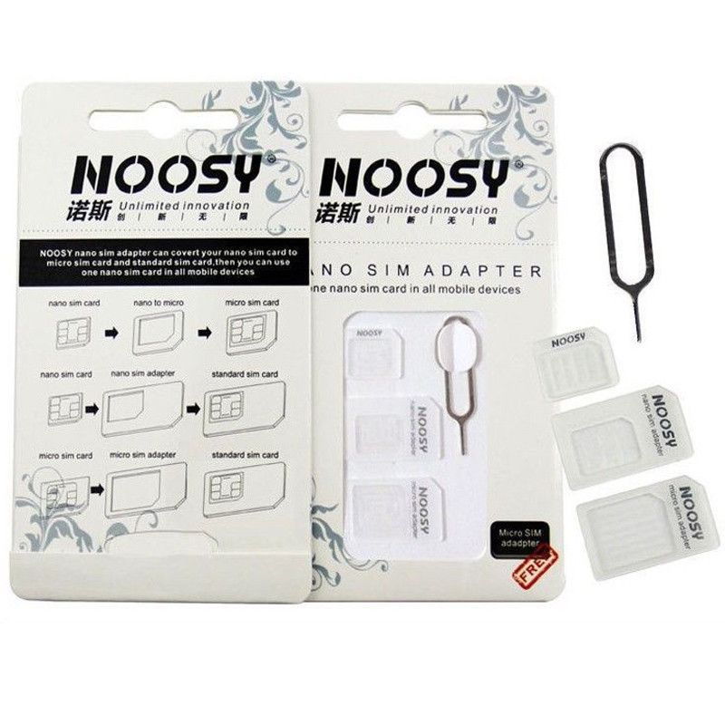 MUISUNGSHOP Nano Sim Adapter ชุดแปลงนาโนซิมการ์ด + เข็มจิ้มถาดซิม ถาดซิม นาโนซิม ซิมการ์ด แปลงซิม