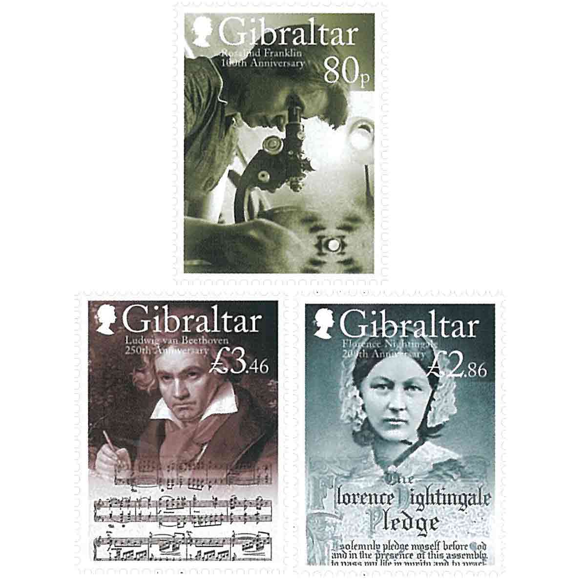 Gibraltar Stamp, 2020 Birth Anniversary