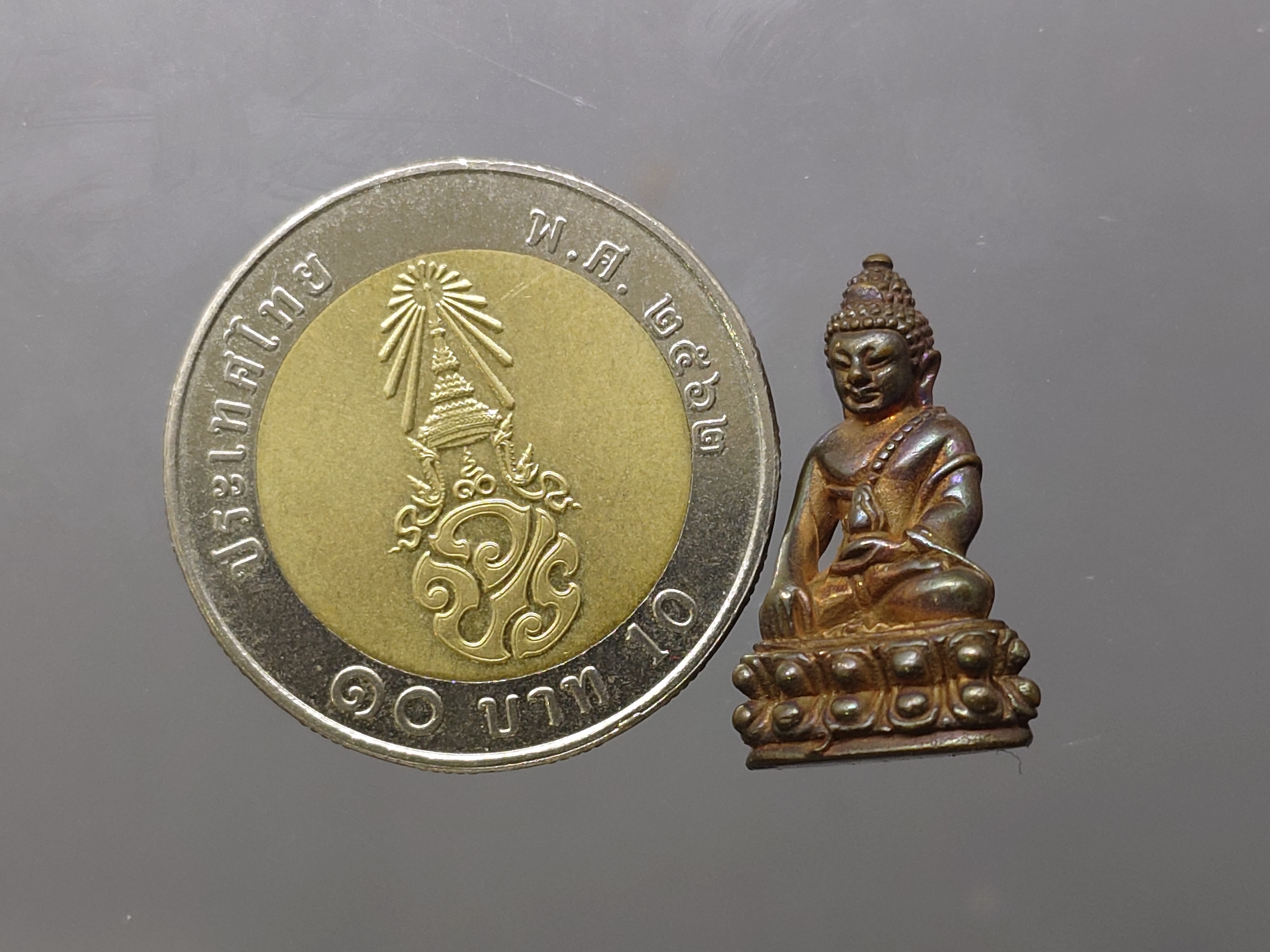 พระกริ่ง วัดแจ้ง รุ่น ๑ เนื้อนวะโลหะ พุทธาภิเษก ณ วัดอรุณราชวราราม ปี2547 พร้อมตลับเดิม