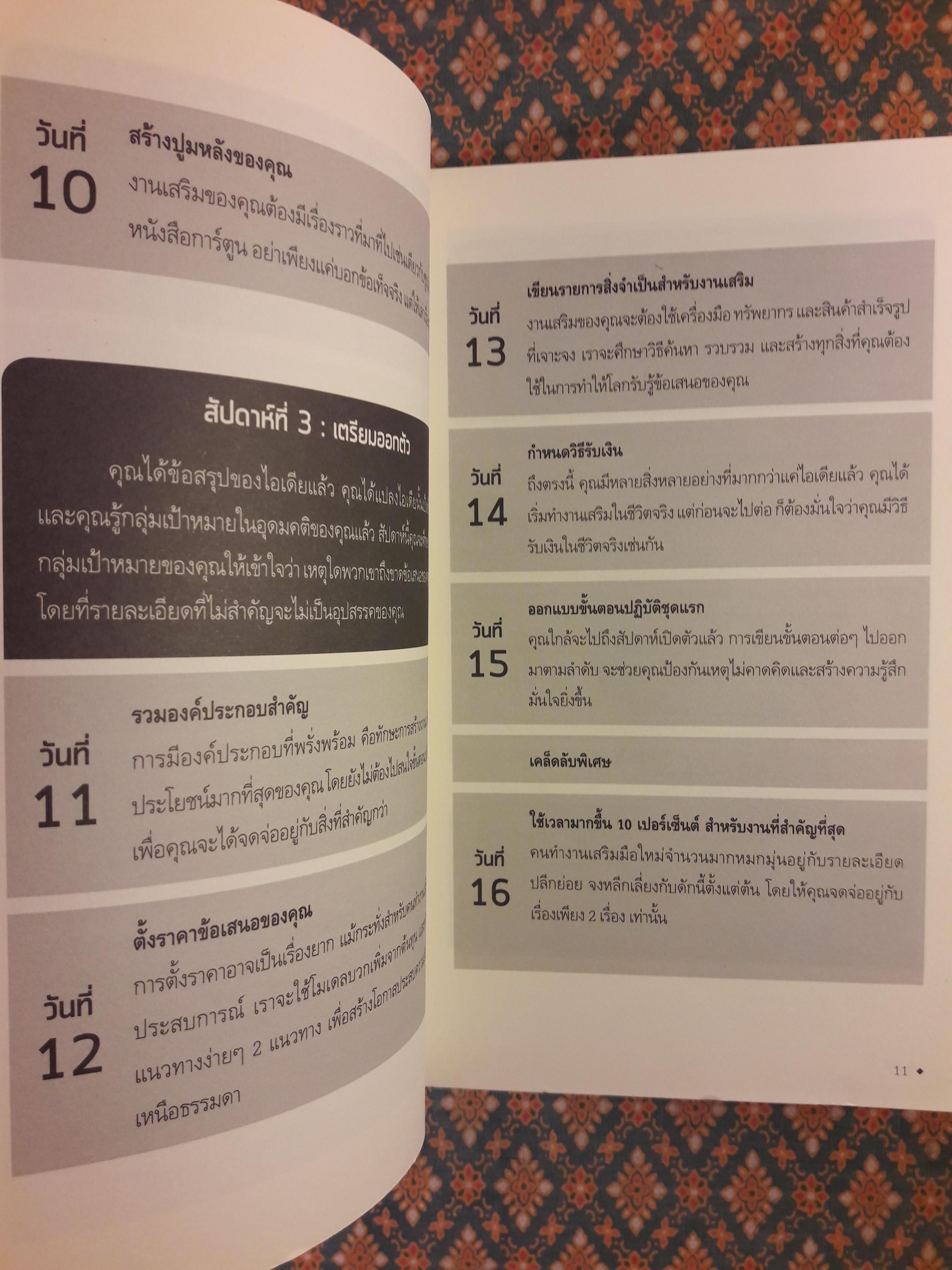 SIDE HUSTLE งานเสริม เติมชีวิต 27 วันปั้นฝันให้ทำเงิน