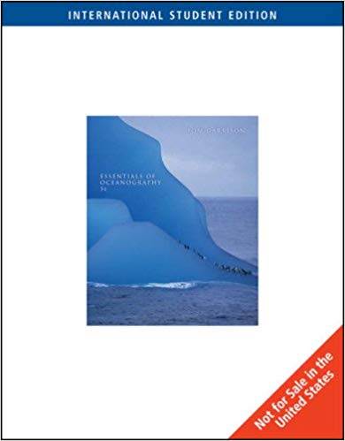 Essentials of Oceanography, International Edition ISBN 9780495555353