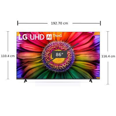 LG UHD 4K Smart TV รุ่น 86UR8050PSB|Real 4K l α7 AI Processor 4K Gen6 l HDR10 Pro l AI Sound Pro l LG ThinQ AI