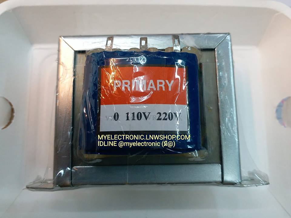หม้อแปลง110VAC12.5W0.114Aหม้อแปลงขนาด1Aมาตราฐานหม้อแปลงไฟเข้า0-220VACไฟออก0-110VACราคาตัวล่ะยี่ห้อVRKขนาดกว้าง68CMสูง58CMหนา50CM