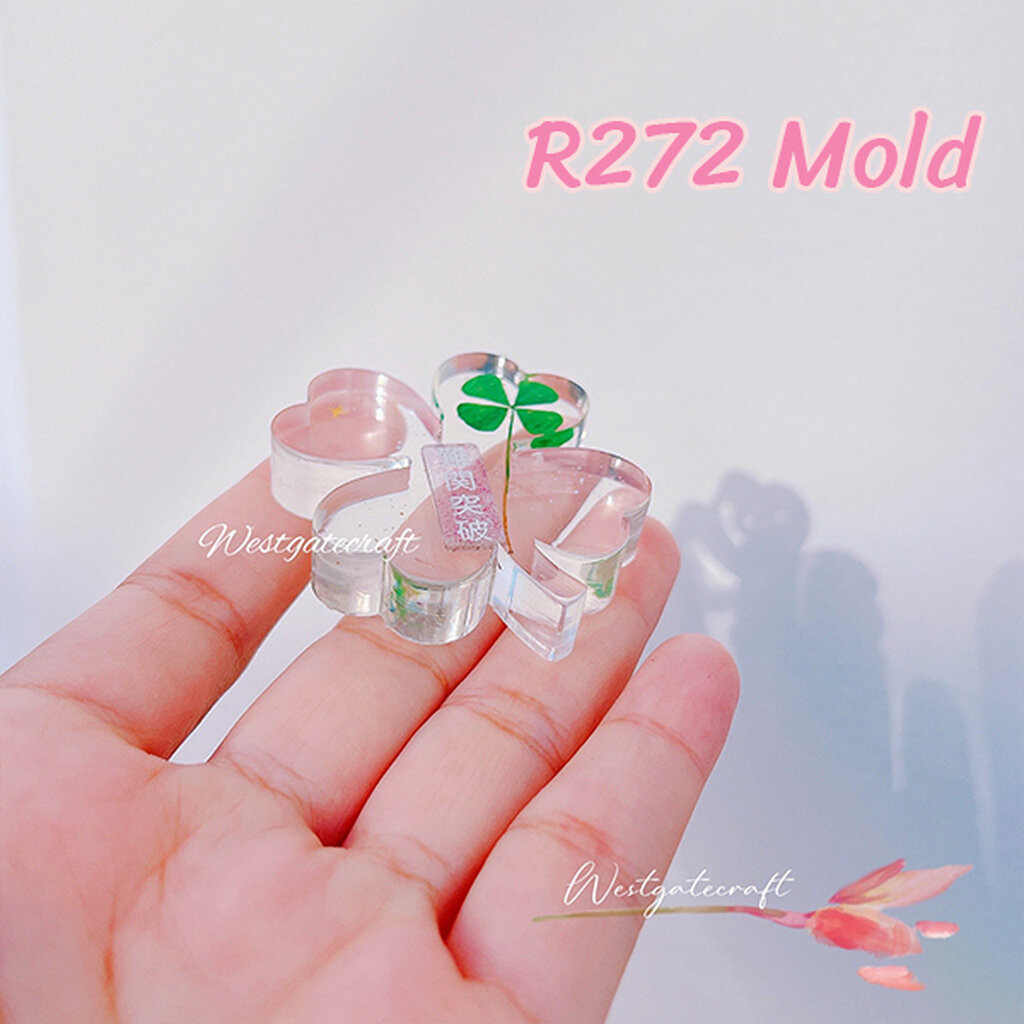 แม่พิมพ์เรซิ่น Four Leaf Clover Mold R272