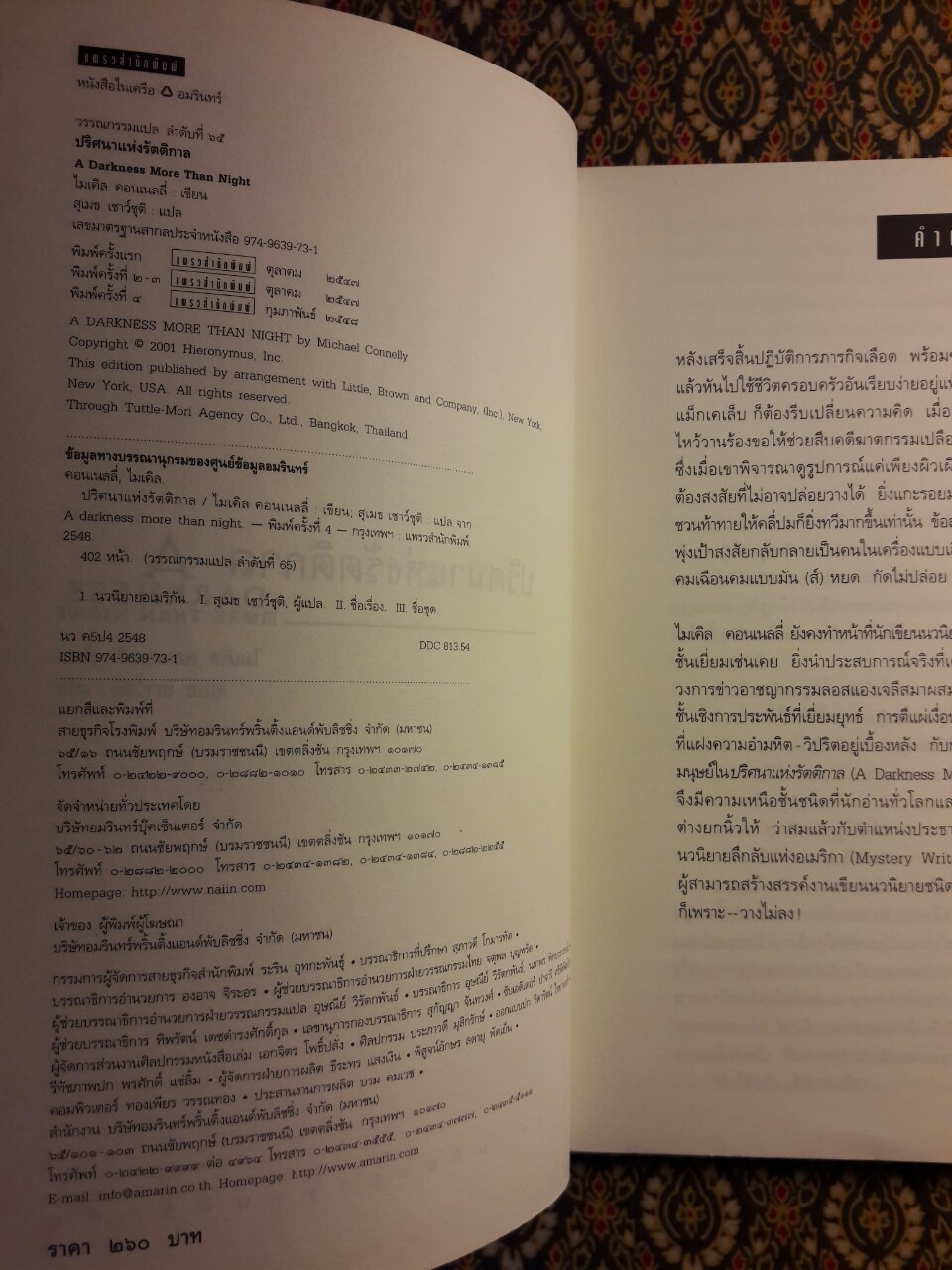 ปริศนาแห่งรัตติกาล A darkness more than night