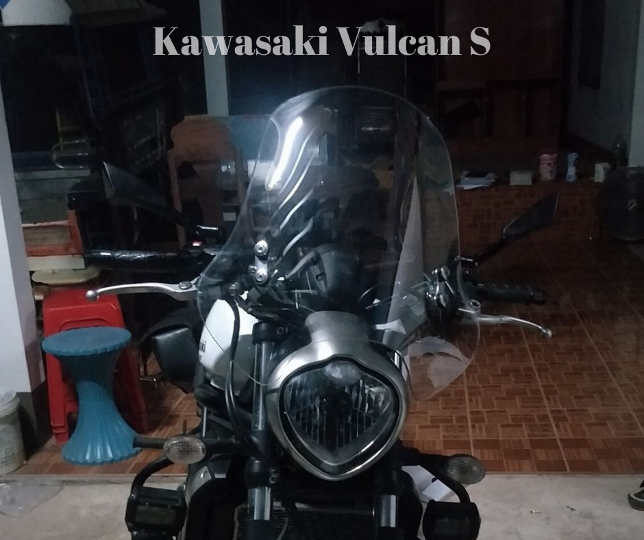 ชิวหน้า ไฟกลม ทรงสูง 47 ซม. สีใส