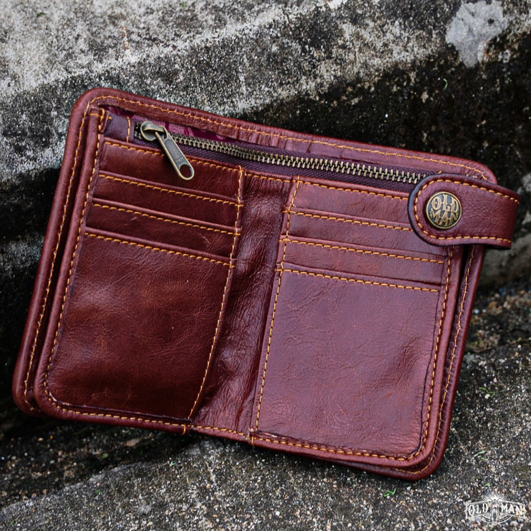 Ledger wallet หนังวัว+หนังแกะ