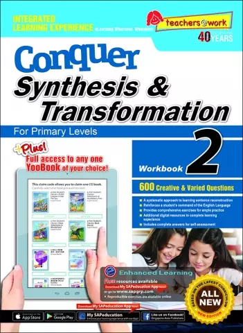 แบบฝึกหัดภาษาอังกฤษ แบบฝึกหัดการเขียนประโยค ไวทยากรณ์ แกรมมา Conquer Synthesis & Transformation Workbook 2